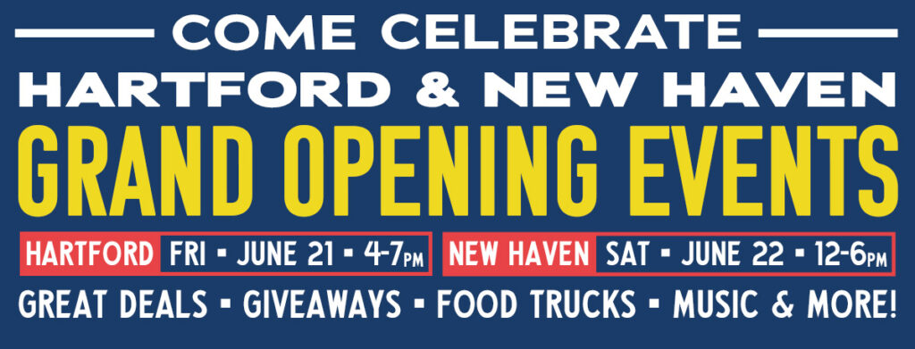 Come Celebrate the Grand Openings of Our New Insa Stores in Hartford and New Haven Connecticut! 