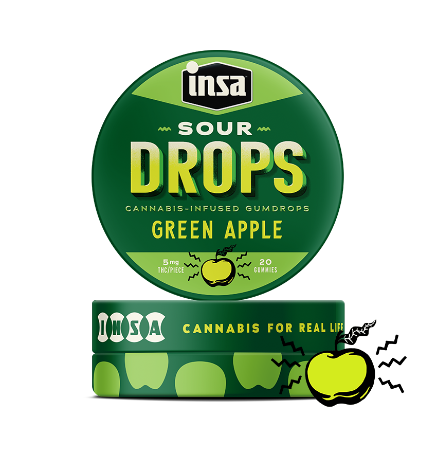 Insa Green Apple Drops