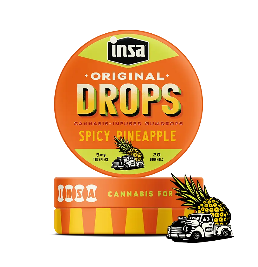 Insa Spicy Pineapple Drops
