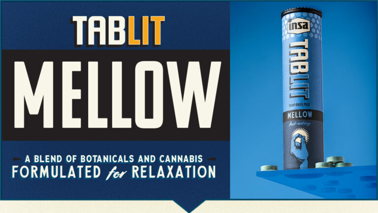 Tablit Mellow Cannabis Fast-acting plant-based pills