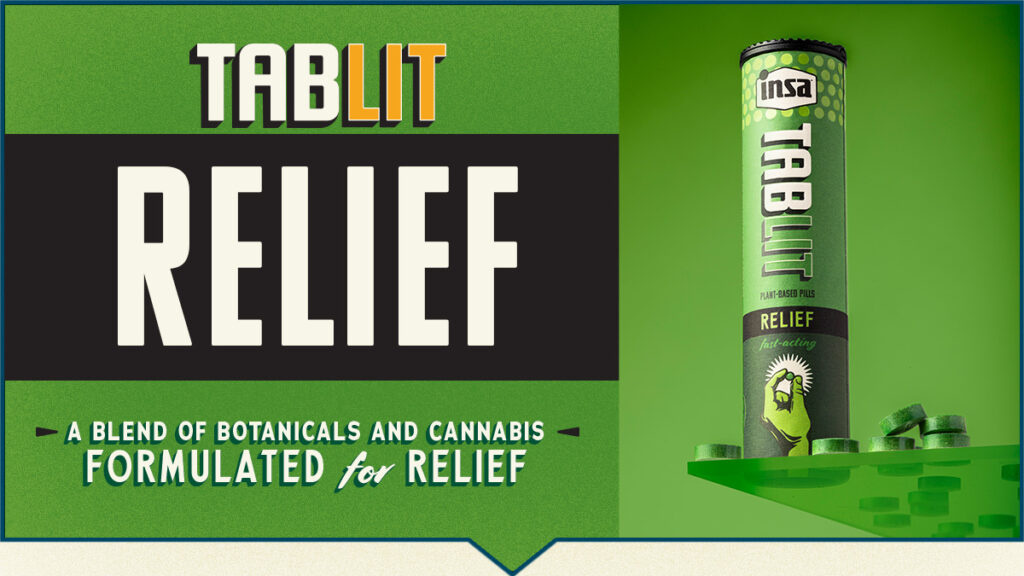 Tablit Relief Cannabis infused pills